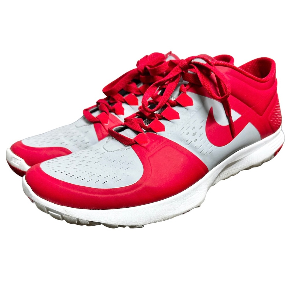 Nike Red and White Athletic Shoes